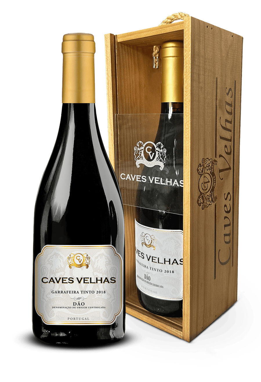 Caves Velhas Garrafeira Tinto DOC Dão Cx. Madeira
