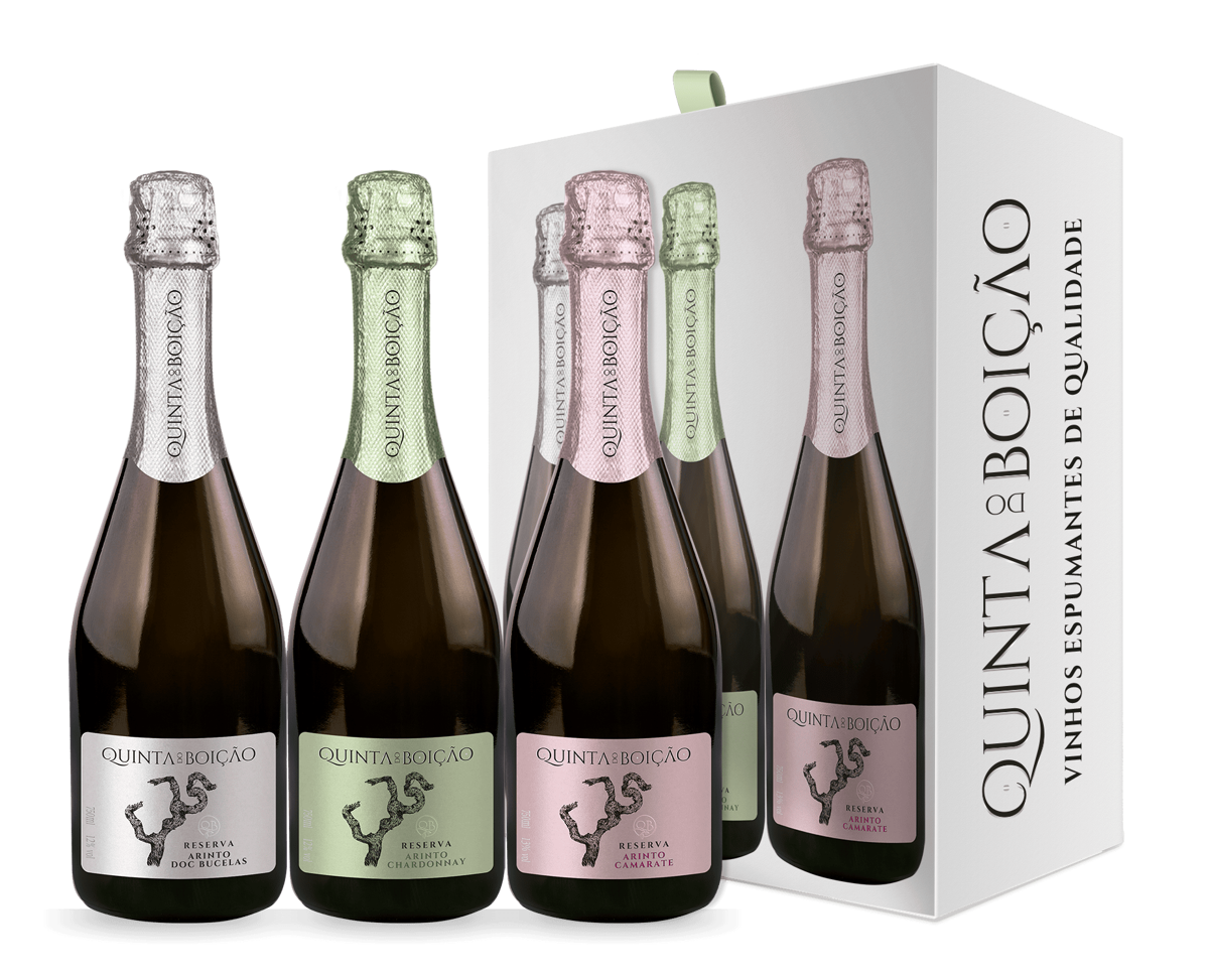 Qta. do Boição Vinho Espumante Reserva Bruto Pack 3x